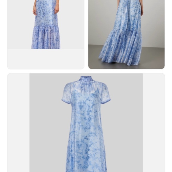 STAUD Blue Floral Maxi Dress - Picture 6 of 6